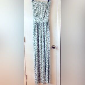 Rachel Pally Blue and Green Patterned Dress